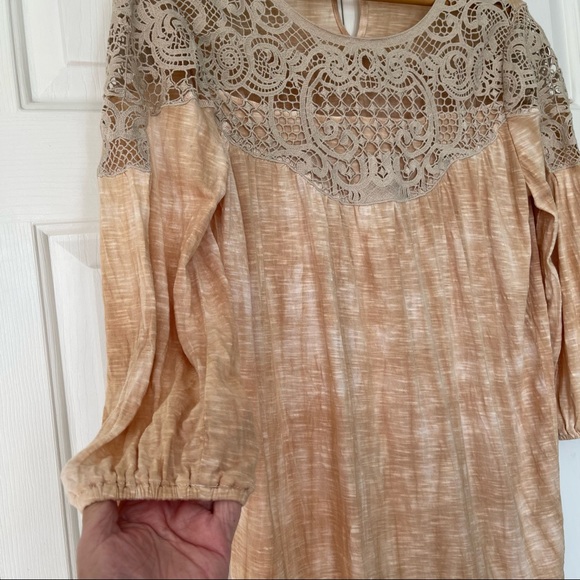 Sundance Bohemian Crocheted Tie Dyed Top - Picture 4 of 8